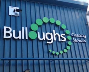 Bulloughs Cleaning Services Sign